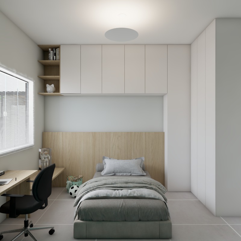 Quarto meninos cabeceira